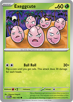 Exeggcute 151 102/165