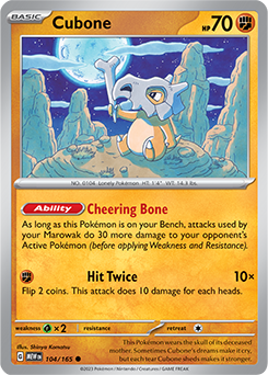 Cubone 151 104/165