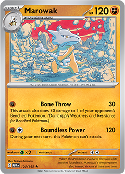 Marowak 151 105/165