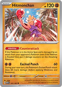 Hitmonchan 151 107/165