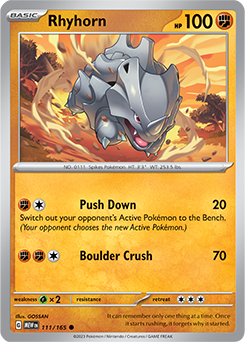 Rhyhorn 151 111/165