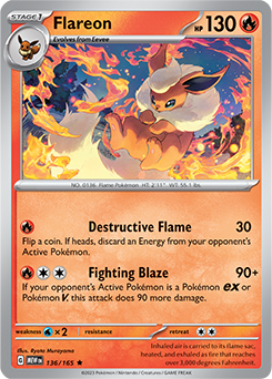 Flareon 151 136/165