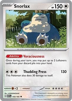 Snorlax 151 143/165