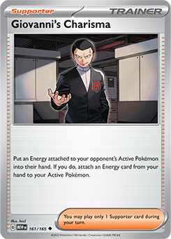 Giovanni's Charisma 151 161/165