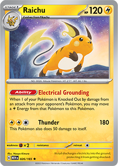 Raichu 151 26/165