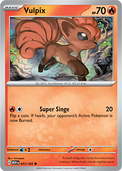 Vulpix 151 37/165