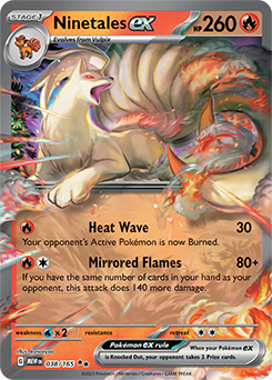Ninetales ex 151 38/165