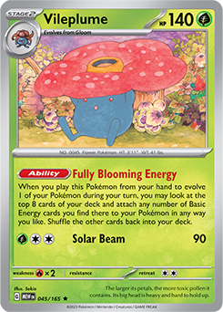 Vileplume 151 45/165