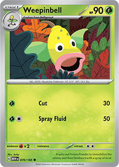Weepinbell 151 70/165