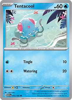 Tentacool 151 72/165