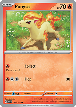 Ponyta 151 77/165