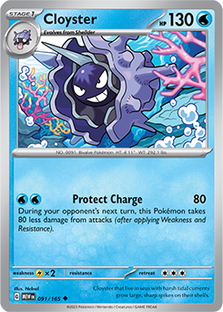 Cloyster 151 91/165