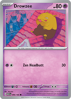 Drowzee 151 96/165