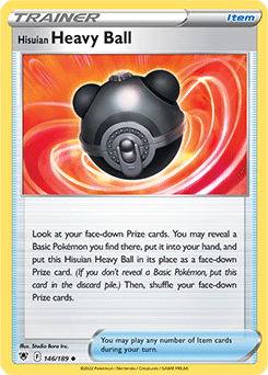 Hisuian Heavy Ball Astral Radiance 146/189