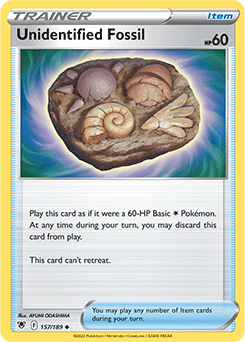 Unidentified Fossil Astral Radiance 157/189