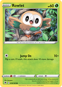 Rowlet Astral Radiance 19/189