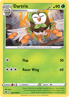 Dartrix Astral Radiance 20/189