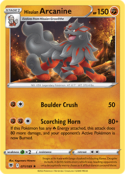 Hisuian Arcanine Astral Radiance 71/189