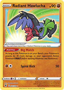 Radiant Hawlucha Astral Radiance 81/189