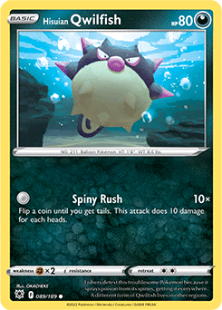 Hisuian Qwilfish Radiance 89/189