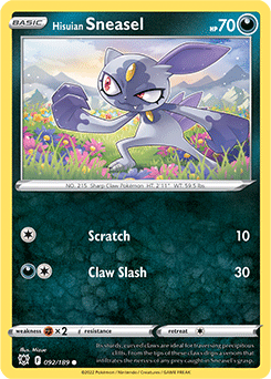 Hisuian Sneasel Astral Radiance 92/189