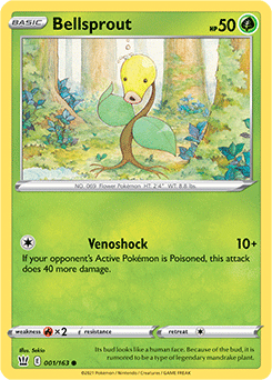 Bellsprout Battle Styles 001/163