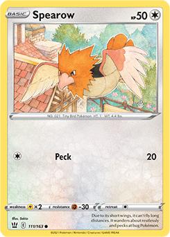Spearow Battle Styles 111/163