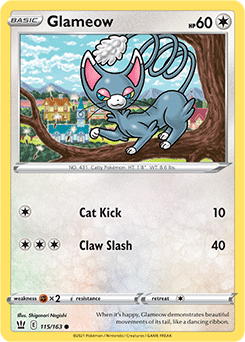 Glameow Battle Styles 115/163