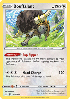 Bouffalant Battle Styles 118/163