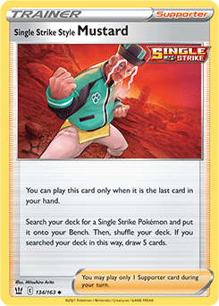 Single Strike Style Mustard Battle Styles 134/163