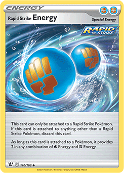 Rapid Strike Energy Battle Styles 140/163