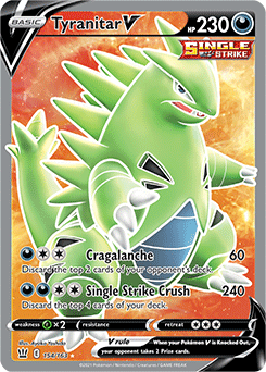 Tyranitar V Battle Styles 154/163