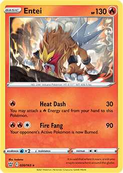 Entei Battle Styles 020/163