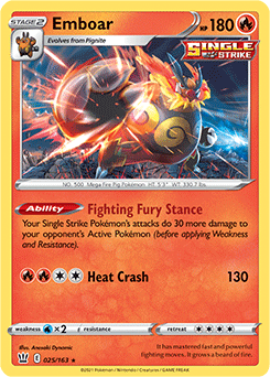 Emboar Battle Styles 025/163
