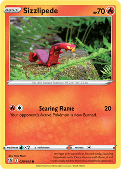 Sizzlipede Battle Styles 029/163
