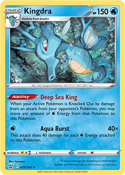 Kingdra Battle Styles 033/163