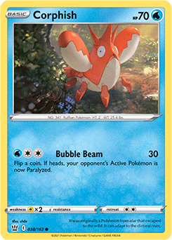 Corphish Battle Styles 038/163