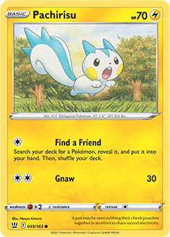 Pachirisu Battle Styles 049/163