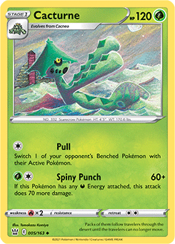 Cacturne Battle Styles 005/163