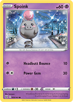 Spoink Battle Styles 055/163