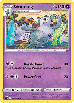 Grumpig Battle Styles 056/163