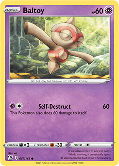 Baltoy Battle Styles 057/163