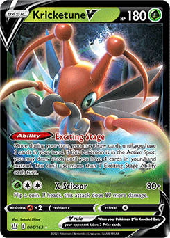 Kricketune V Battle Styles 006/163