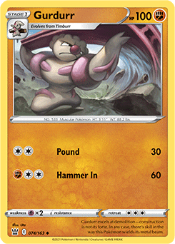 Gurdurr Battle Styles 074/163