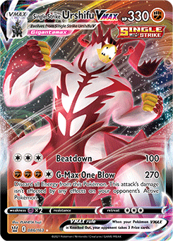Single Strike Urshifu VMAX Battle Styles 086/163