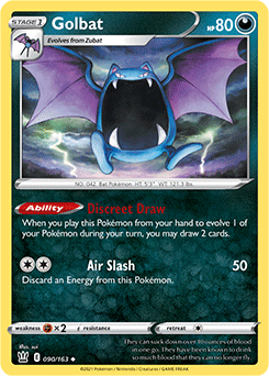 Golbat Battle Styles 090/163