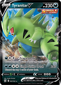 Tyranitar V Battle Styles 097/163