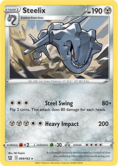 Steelix Battle Styles 099/163