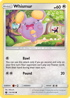 Whismur Celestial Storm 116/168