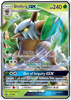 Shiftry GX Celestial Storm 14/168